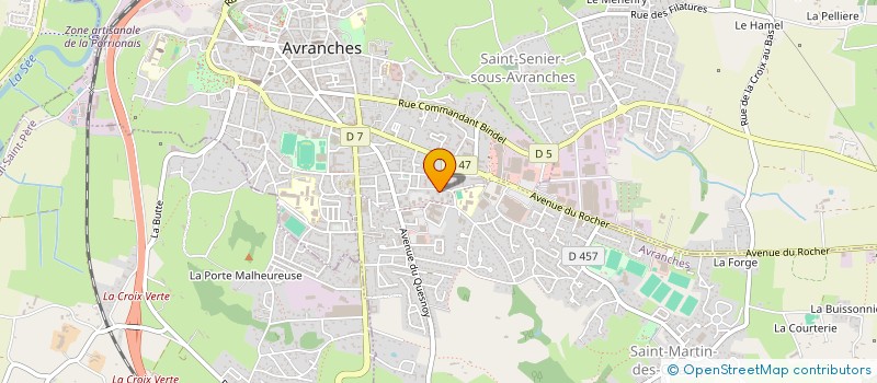 localisation de l'entreprise MONSIEUR NAQIB HUSSAINI  AVRANCHES