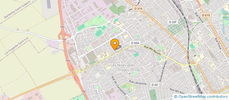 localisation de l'entreprise MONSIEUR NAQIBULLAH KHAN à LA CHAPELLE-SAINT-LUC