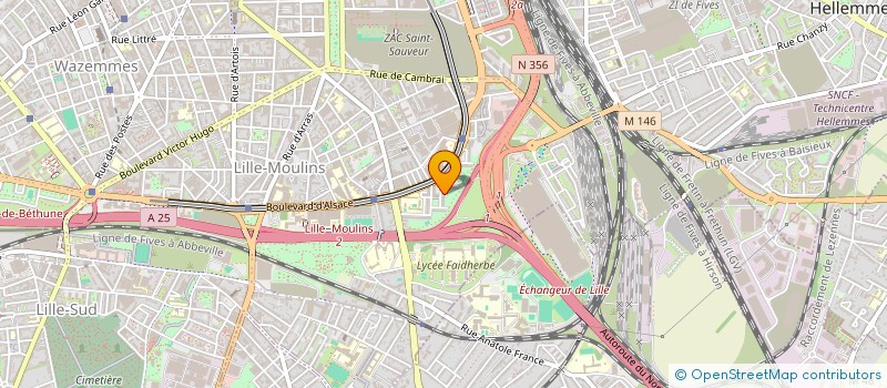 localisation de l'entreprise MONSIEUR NAQIBULLAH WAZIRI à LILLE