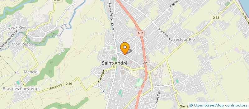 localisation de l'entreprise MONSIEUR NARAINSAMY MOUROUGAIANE VIRAPOULLE à SAINT-ANDRE