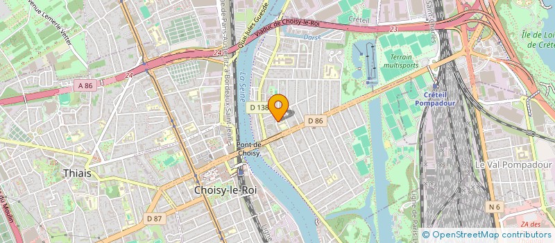 localisation de l'entreprise MONSIEUR NARAY DIARRA à CHOISY-LE-ROI