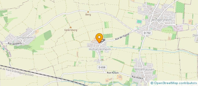 localisation de l'entreprise MONSIEUR NARAYAN LIND  DONNENHEIM