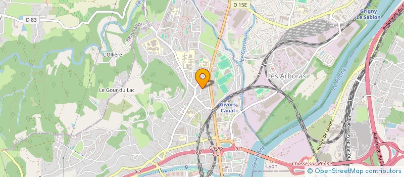 localisation de l'entreprise MONSIEUR NARCISON CODREANU  GIVORS