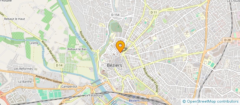 localisation de l'entreprise MONSIEUR NARCISSE GIJON à BEZIERS