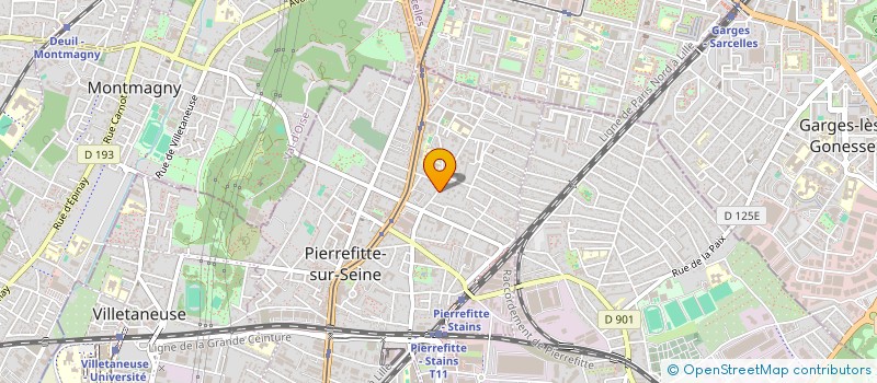 localisation de l'entreprise MONSIEUR NARCISSE M'POLI N'OUEMOU  PIERREFITTE-SUR-SEINE