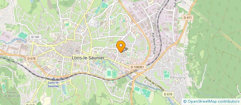 localisation de l'entreprise MONSIEUR NARCISSE NAKA  LONS-LE-SAUNIER