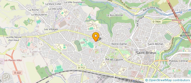 localisation de l'entreprise MONSIEUR NARCISSE NZAPAKE à SAINT-BRIEUC