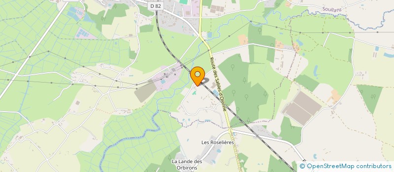 localisation de l'entreprise MONSIEUR NARCISSE POUVREAU  SOULLANS