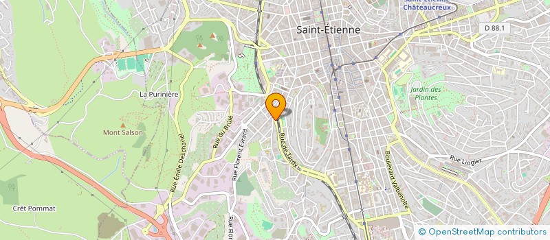 localisation de l'entreprise MONSIEUR NAREK BAGRATUNI  SAINT-ETIENNE