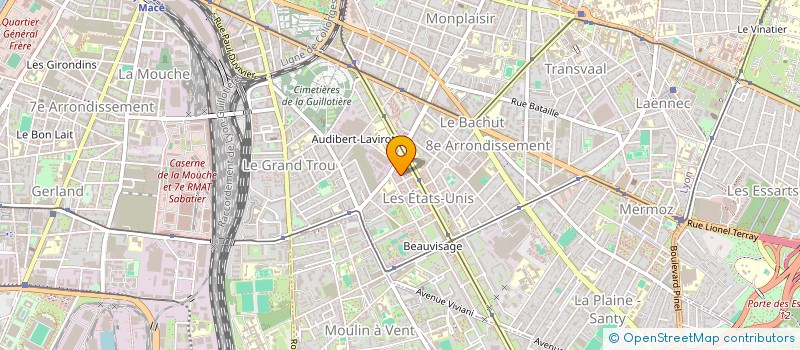 localisation de l'entreprise MONSIEUR NAREK JAMKOTCHIAN  LYON