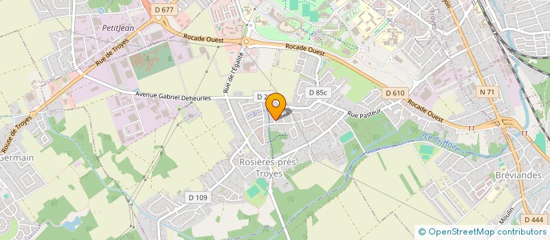 localisation de l'entreprise MONSIEUR NAREK KARAPETYAN  ROSIERES-PRES-TROYES