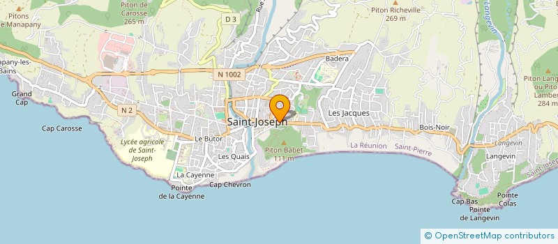 localisation de l'entreprise MONSIEUR NARENDRA DABEE à SAINT-JOSEPH