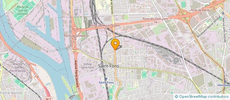 localisation de l'entreprise MONSIEUR NARETH MAO  SAINT-FONS