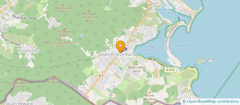 localisation de l'entreprise MONSIEUR NARLYSON FLANDERS  SAINT MARTIN