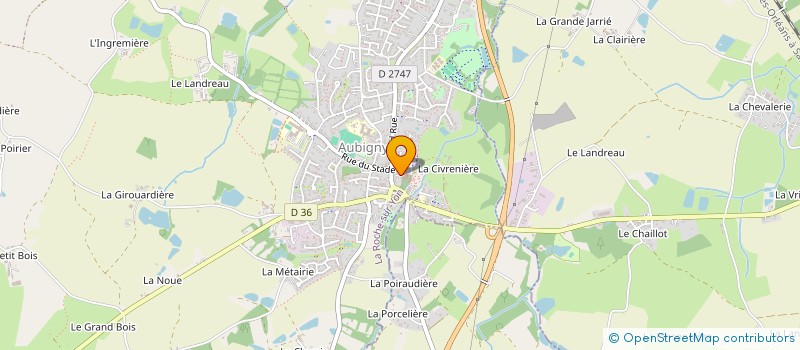 localisation de l'entreprise MONSIEUR NARONG SUI à AUBIGNY-LES CLOUZEAUX