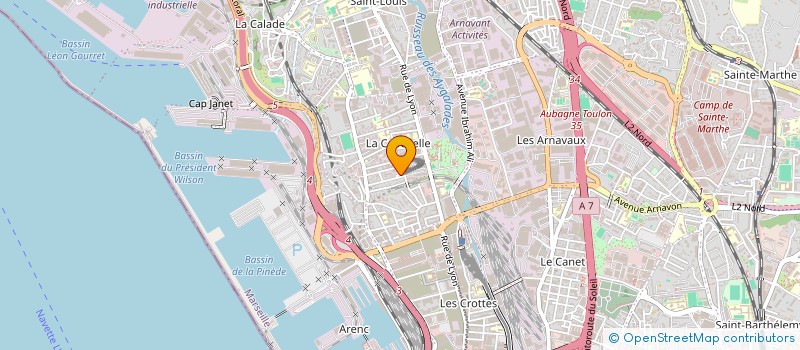 localisation de l'entreprise MONSIEUR NARS-EDDINE AKBAL à MARSEILLE 15EME