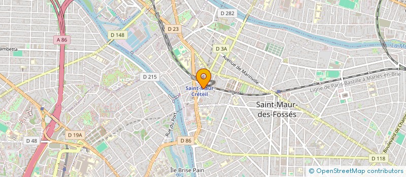 localisation de l'entreprise MONSIEUR NARS KERZAZI  SAINT-MAUR-DES-FOSSES