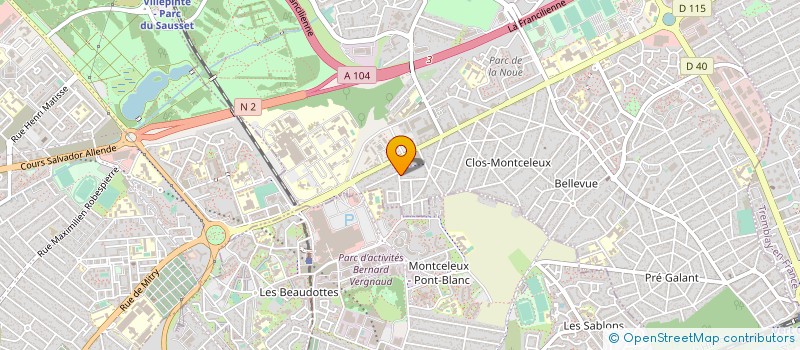 localisation de l'entreprise MONSIEUR NASAR HAMMOU à VILLEPINTE
