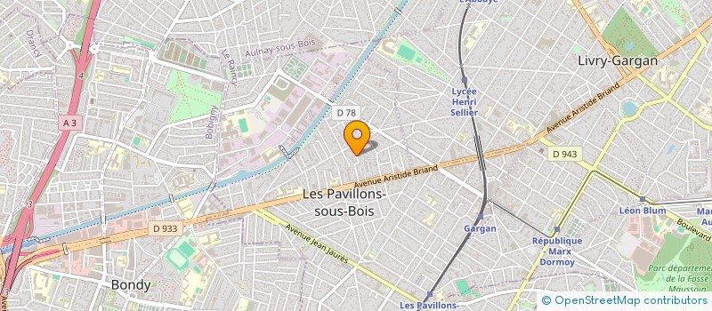 localisation de l'entreprise MONSIEUR NASEF SALAMA  LES PAVILLONS-SOUS-BOIS