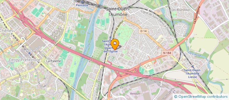 localisation de l'entreprise MONSIEUR NASER ABDALLAH ABAKER à SAINT-OUEN-L'AUMONE