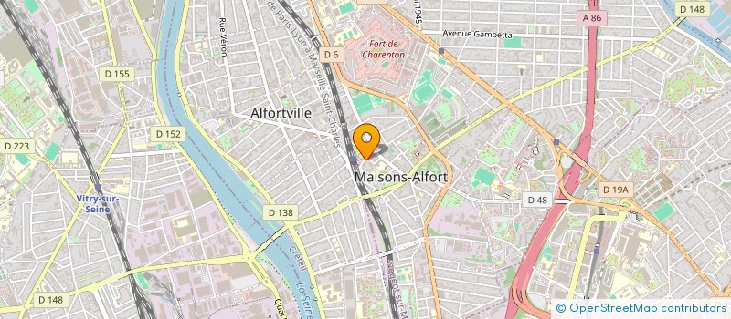localisation de l'entreprise MONSIEUR NASER AMIRI à MAISONS-ALFORT