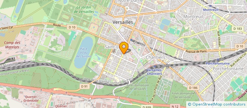 localisation de l'entreprise MONSIEUR NASER ESSENINI à VERSAILLES
