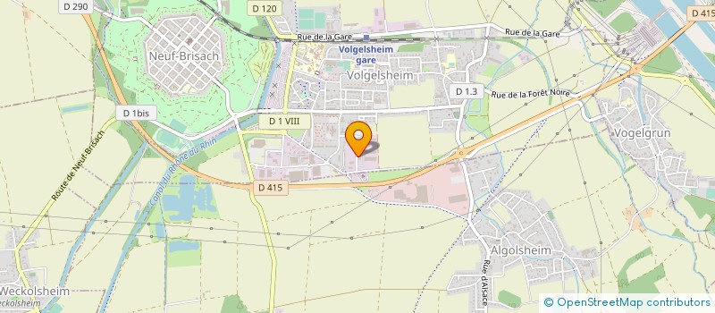 localisation de l'entreprise MONSIEUR NASER FERIZI  VOLGELSHEIM