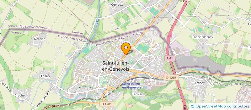 localisation de l'entreprise MONSIEUR NASER HAJRULLAHU  SAINT-JULIEN-EN-GENEVOIS