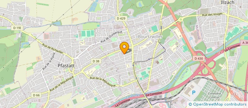 localisation de l'entreprise MONSIEUR NASERALDEIN CHEIKH NASER EDDIN  MULHOUSE