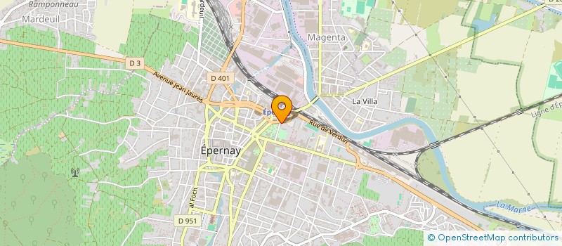 localisation de l'entreprise MONSIEUR NASIBULLAH ALIZAI  EPERNAY