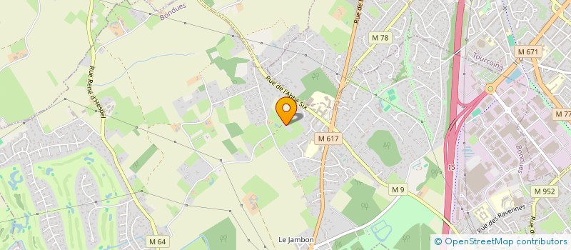 localisation de l'entreprise MONSIEUR NASIM ALSAWALMA  BONDUES