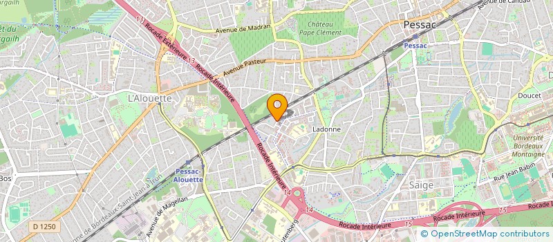localisation de l'entreprise MONSIEUR NASIM CHOUCOUTOU  PESSAC