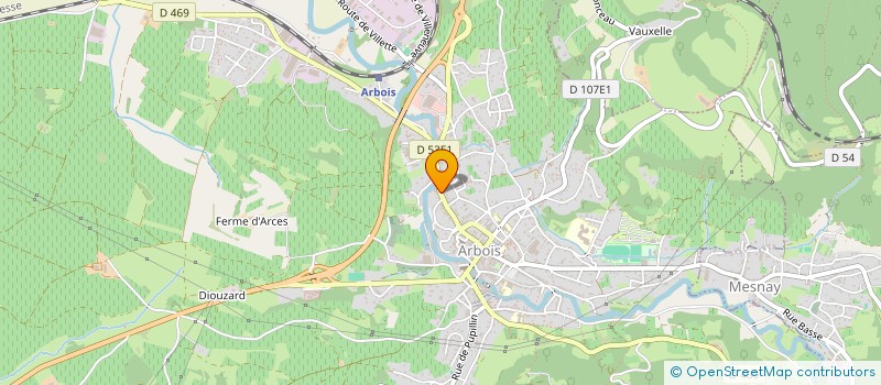 localisation de l'entreprise MONSIEUR NASIM KARRAZ  ARBOIS