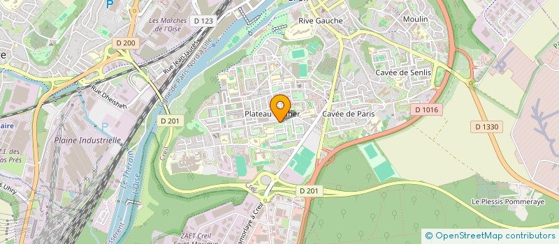 localisation de l'entreprise MONSIEUR NASIMKHAN MAROOFKHEIL  CREIL