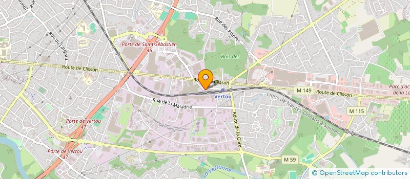 localisation de l'entreprise MONSIEUR NASIMULLAH SAMADI à VERTOU