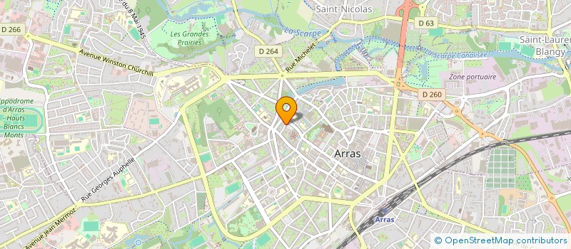 localisation de l'entreprise MONSIEUR NASIR ABBAS à ARRAS