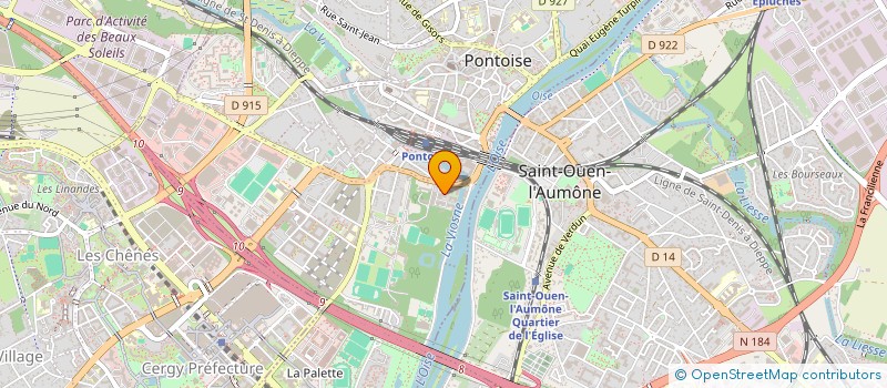 localisation de l'entreprise MONSIEUR NASIR ABDOUL RAHIMANE  PONTOISE