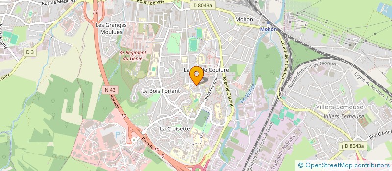 localisation de l'entreprise MONSIEUR NASIR ANDESH à CHARLEVILLE-MEZIERES