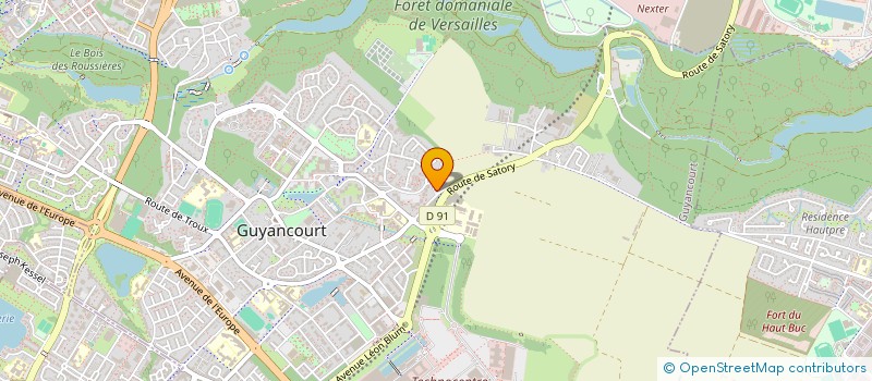 localisation de l'entreprise MONSIEUR NASIR JUMAA AABBAKAR ABDALLAH  GUYANCOURT