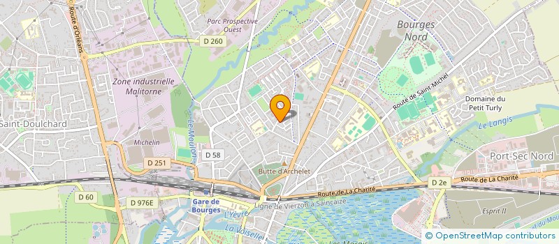 localisation de l'entreprise MONSIEUR NASIR MOHAMMADI  BOURGES