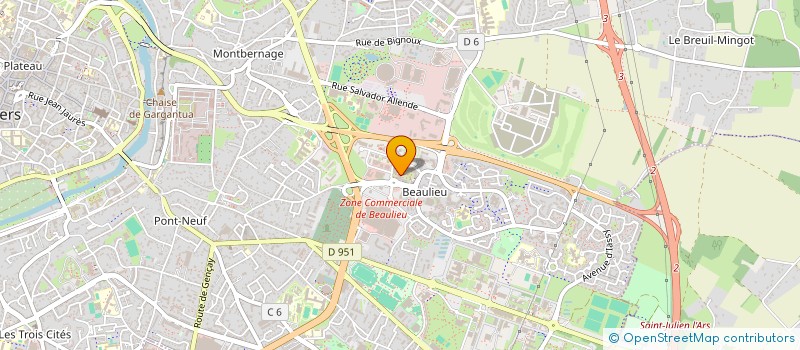 localisation de l'entreprise MONSIEUR NASIR NIKZAD  POITIERS