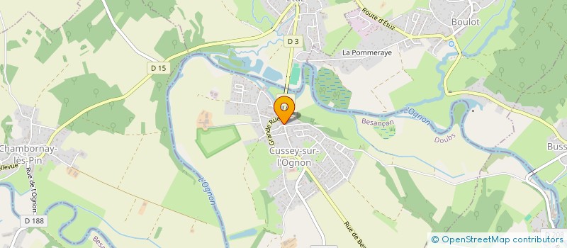 localisation de l'entreprise MONSIEUR NASLADINE ABIDAT  CUSSEY-SUR-L'OGNON