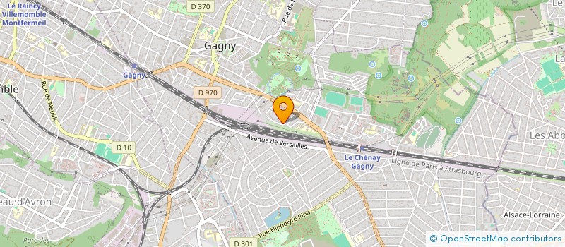 localisation de l'entreprise MONSIEUR NASR AJIL  GAGNY