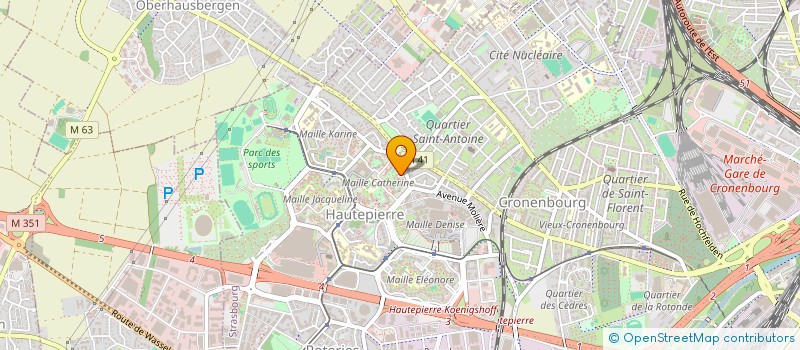 localisation de l'entreprise MONSIEUR NASR EDDINE BENCHIKH à STRASBOURG