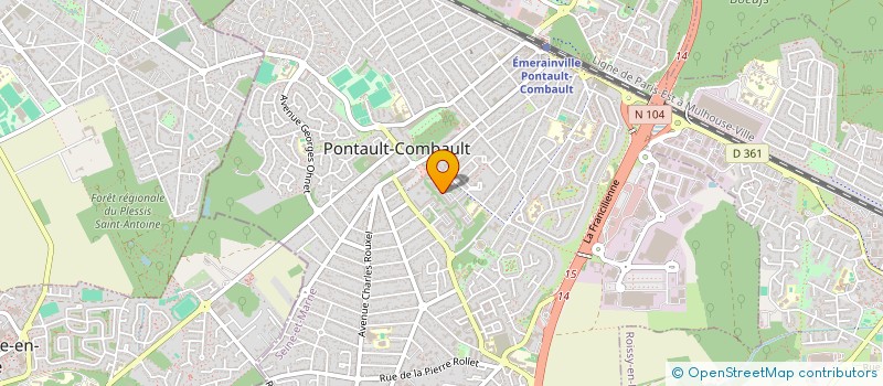 localisation de l'entreprise MONSIEUR NASR LAFI à PONTAULT-COMBAULT