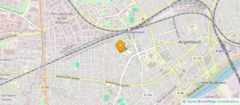 localisation de l'entreprise MONSIEUR NASR REZOUANE  ARGENTEUIL