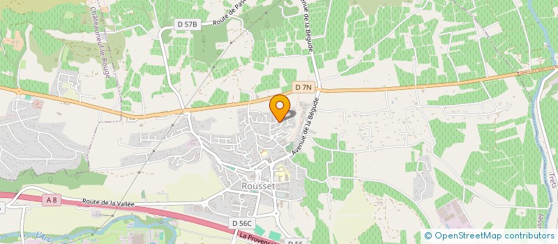 localisation de l'entreprise MONSIEUR NASRALLAH KHEDIM  ROUSSET