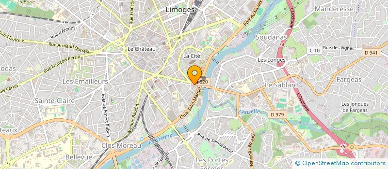 localisation de l'entreprise MONSIEUR NASRAT SAHAK à LIMOGES