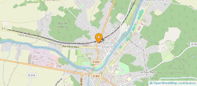 localisation de l'entreprise MONSIEUR NASRAT SHIRZAD  LA FERTE-SOUS-JOUARRE