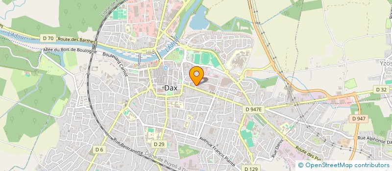 localisation de l'entreprise MONSIEUR NASRATULLAH KARIMI  DAX